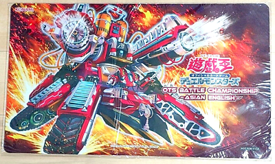 Yugioh Official Playmat Rescue-ACE Turbulence OTS Battle Asia NEW