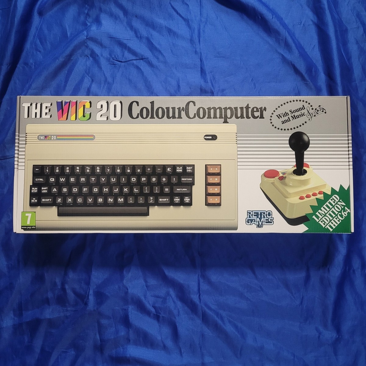 The C64 MAXI RETRO MICRO Computer CONSOLE Commodore 64 + Joystick