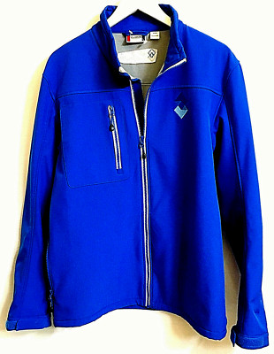 Clique SKYHIGH Women Sport Active Wear Blue Jacket M Wind Breaker Full Zip Front