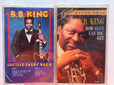 BB KING 2 CASSETTE TAPE LOT LUCILLE TALKS BACK, HOW BLUE CAN YOU GET B.B.KING