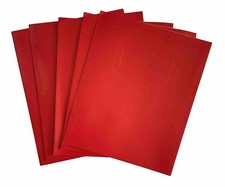 Pallex Blue 2 Pocket Paper Portfolio/Folders 11.25 In x 9.25 In - 5 Pack