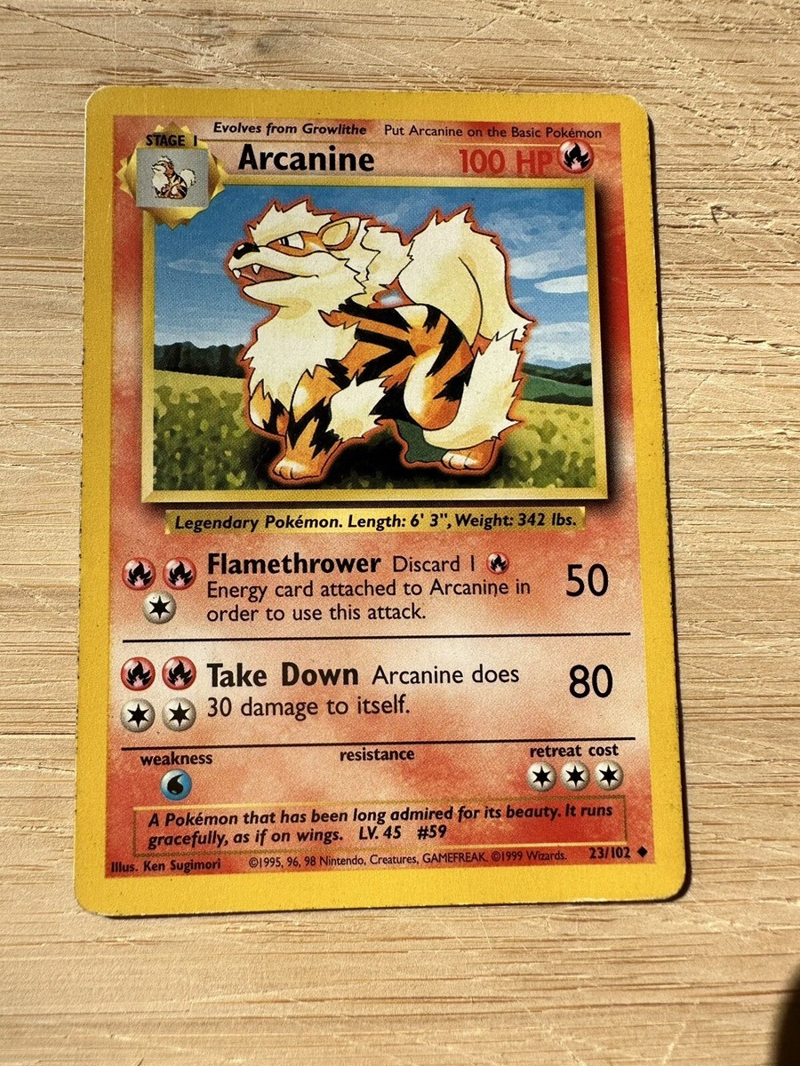 first edition arcanine pokemon card Pokemon - Blaine39;s Arcanine (1) - Gym Challenge main image 1