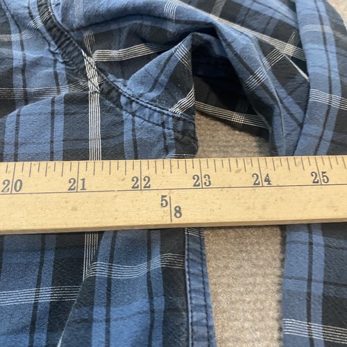 Carhartt Plaid Shirt Mens Size L Faded Distressed Bellevue Long Sleeve 102202 - Picture 9 of 12