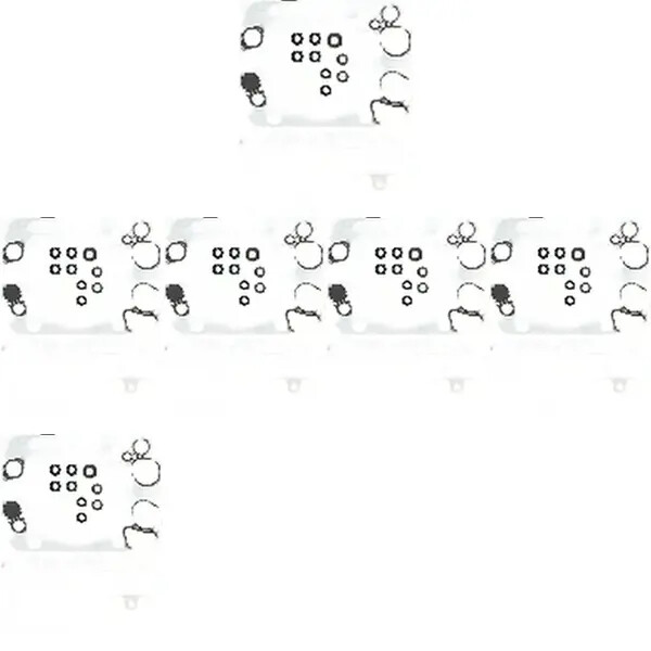 6 x Kit guarnizioni testata VICTOR REINZ per MAN, MAZ, MAZ-MAN, NEOPLAN