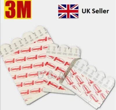 3M Command Strips Adhesive Damage Free Wall Hanging Pictures Frames Posters™️ UK