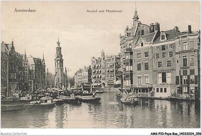 AMKP10-0831-NIEDERLANDE - AMSTERDAM - Amstel mit Münzturm
