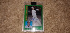 2019 Topps Clearly Authentic 1984 Design Green /99 Trey Mancini #TBA-TM Auto