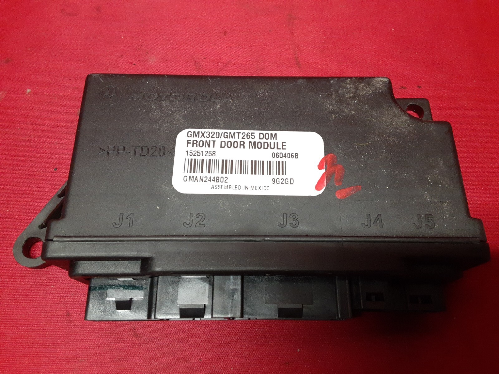 2006 2007 Cadillac CTS FRONT Left or Right Door Lock Control Module 15251258