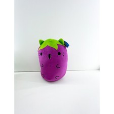 Cats vs Pickles Eggplant 021 Jumbo Plush NEW 9  With Tags