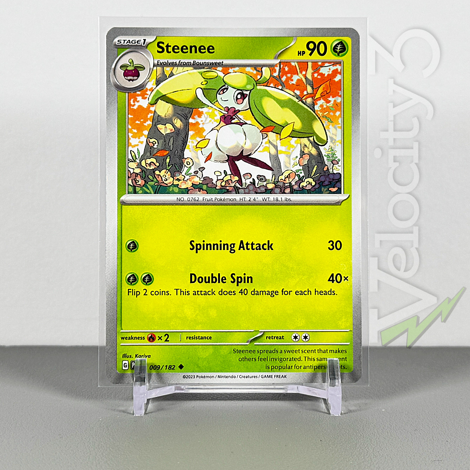 Pokemon TCG Card - Steenee 9/182 Uncommon | 2023 Paradox Rift | NM/Mint