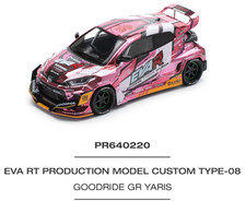 Pop Race EVA RT Production Custom Type-08 - Goodride GR Yaris 1:64 Car PR640220