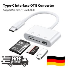 Type C Adapter TF SD Memory Card Reader OTG W...