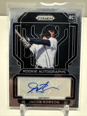 2022 Panini Prizm - Rookie Autographs Jacob Robson #RA-RO (AU, RC)