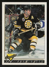 Adam Oates 1993-94 Topps Premier #50 HOF Boston Bruins Hockey Card