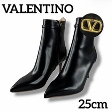 Valentino Garavani Pointed Toe Ankle Boots US 8 / UK 6 Black Japan 093472