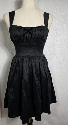 Francesca s Black Renaissance Style Dress Size Small Pockets