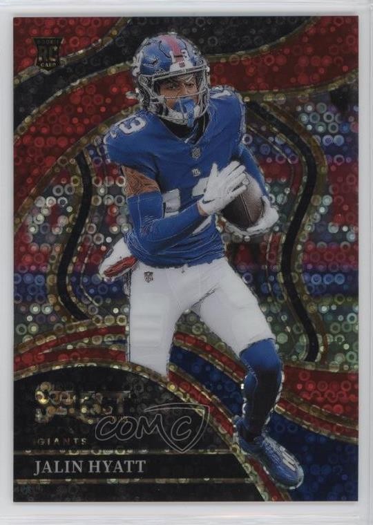 2023 Panini Select Club Level Red Disco Prizm 45/49 Jalin Hyatt Rookie RC 0rd2