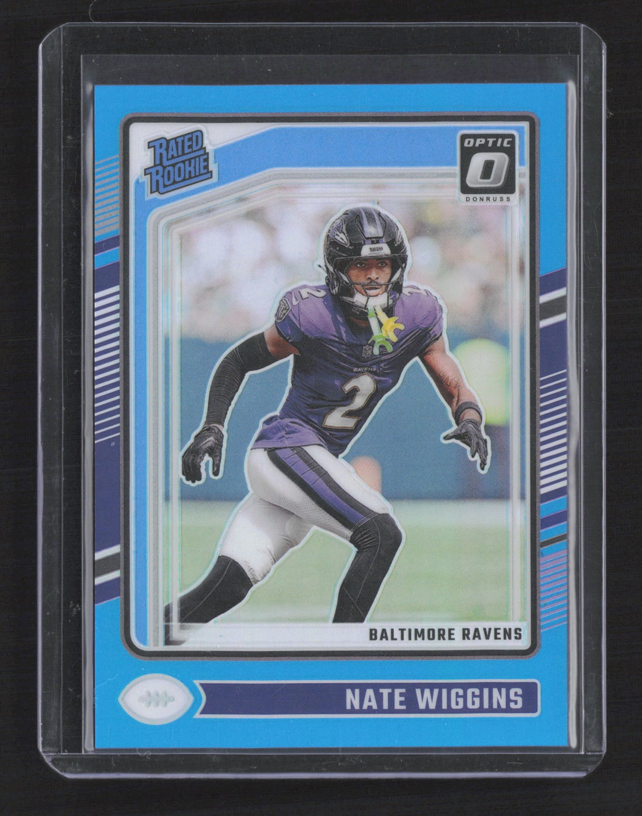 2024 Donruss Optic #281 Nate Wiggins Aqua #/299