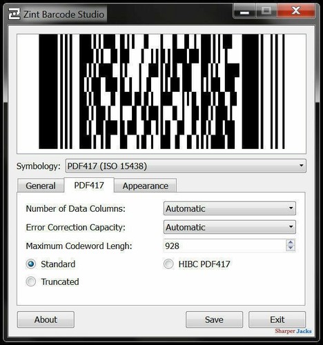 Zint Barcode Generator - UPC QR Code Creator Software - 50+ Formats - Windows CD - Picture 10 of 11