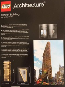 Lego Architecture Flatiron Building 21023 Multicolor 1.1 Pound