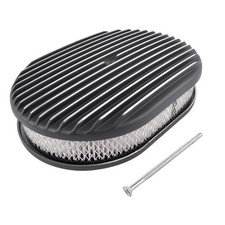 12 Oval Fully Finned Black Aluminumelement Suit 4 Barrel Carbs Air Cleaner Fit 12 Oval Fully Finned Black Aluminumelement Suit 4 Barrel Carbs Air Cleaner Fit