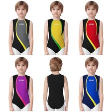 Kids Boys Unitard Sportswear Leotard Athletic Bodysuit Letter Print Sleeveless