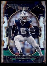2022 Select Donovan Wilson Cowboys 86 Black Green Die Cut Concourse
