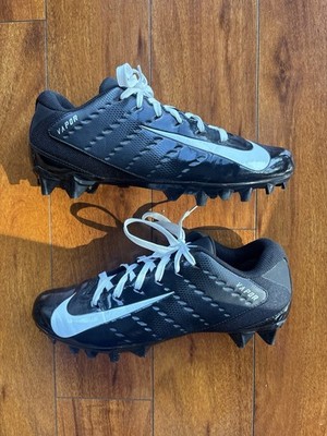 Nike Vapor Untouchable Speed 3 Varsity Football Cleats Black/white SZ 9.5