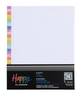 Happy Planner Spread Some Happy BULLET LIST CLASSIC FÜLLER PAPIER 40 BLATT