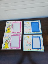 4 Vtge The Studio Resource 1991 Picture Are We Cute Or What Blue/Pink Set Of 4