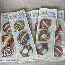 Vintage Christmas Gift Tags Peck 1987 Ornaments 108 Glitter Holiday Unopened