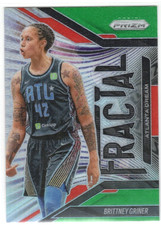 2025 Panini WNBA Prizm BRITTNEY GRINER Fractal Green Prizm insert card #11