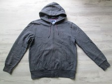    Tommy Hilfiger Men's Zip Up Logo Hoodie Medium Grey Sweatshirt Measurements