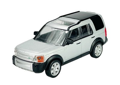 RASTAR LAND ROVER DISCOVERY 3 SILVER 1:43 DIE CAST METAL MODEL NEW IN BOX
