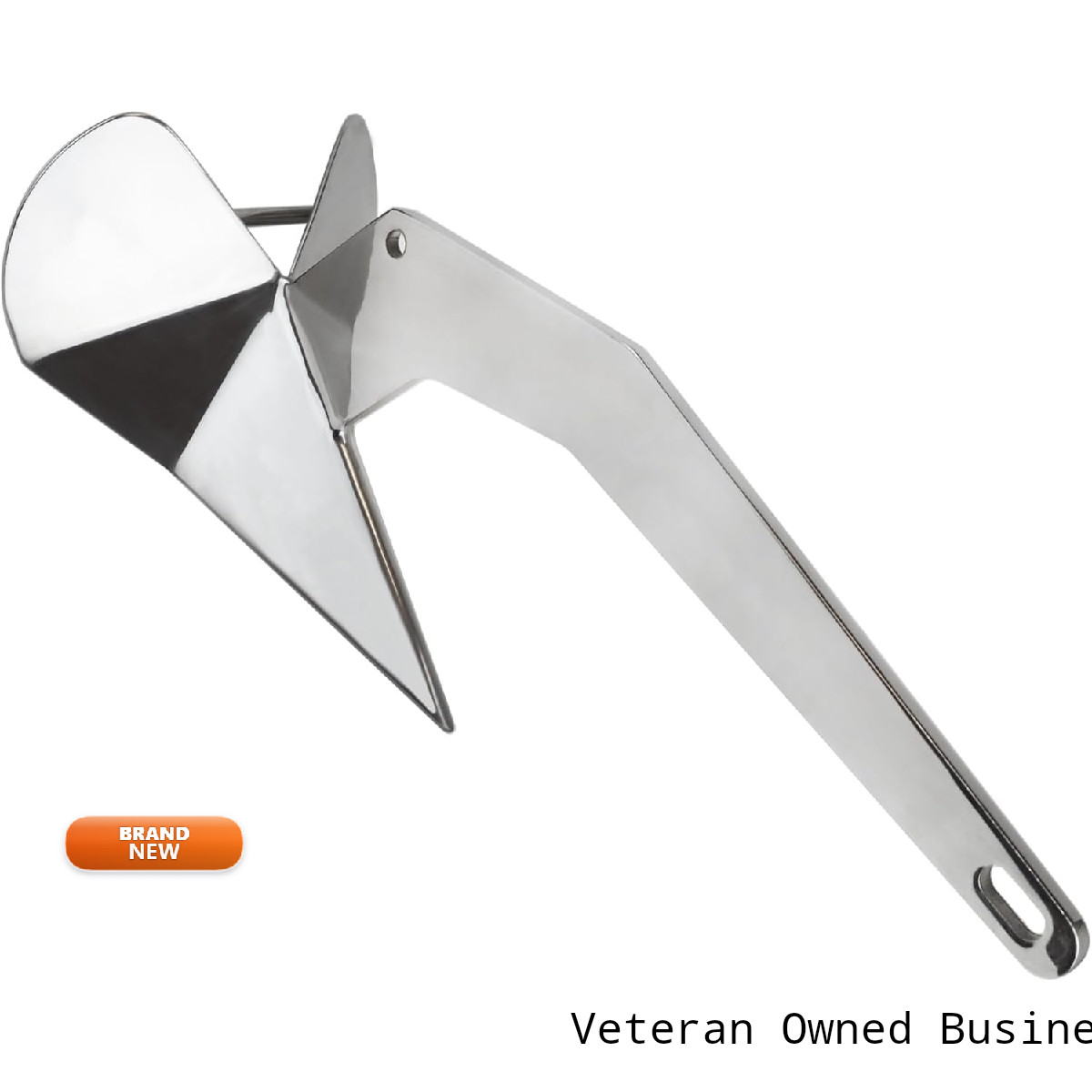 Yanyucb Delta Anchor316 Stainless Steel Boat Anchor6.6Lb/3Kg Delta/Wing Style
