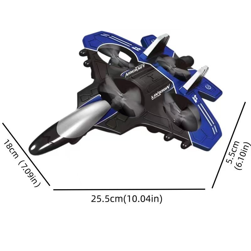 Remote Control Jet Fighter, 2.4GHz RC Aircraft with Stunt Flight, Drone Plane