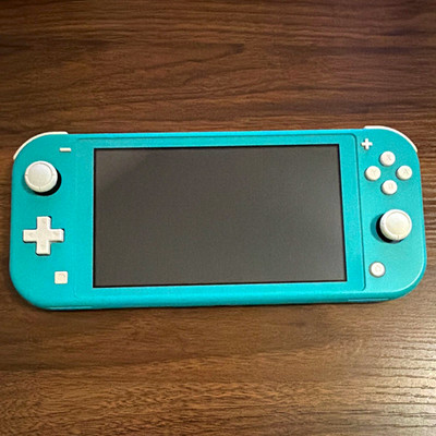 Nintendo Switch Lite Turquoise Handheld System Console READ Description