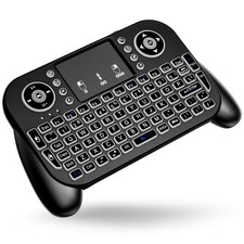 Bluetooth  2.4GHz RF Wireless Mini Keyboard Remote Control Touchpad Mouse Combo