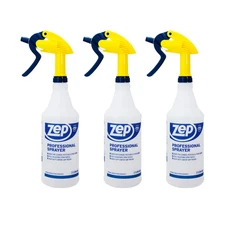 Zep Professional Sprayer Bottle - 32 Oz (Pack of 3) - HDPRO1 - Versatile Adjusta