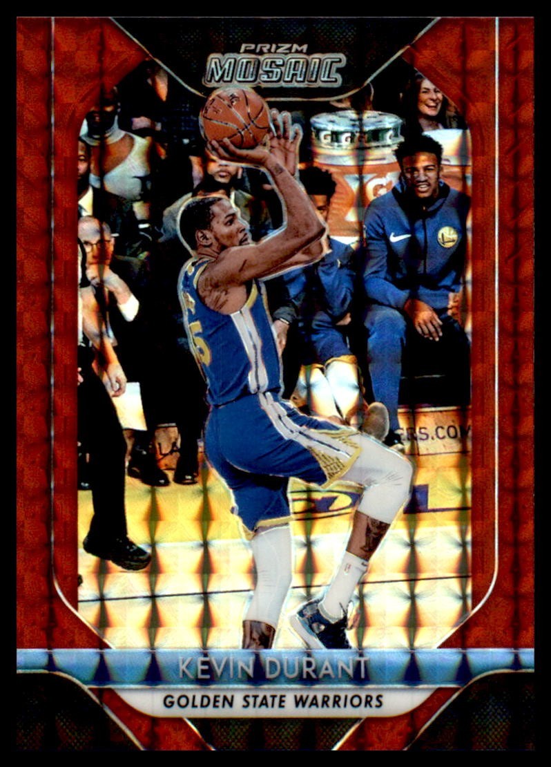 2018-19 Panini Mosaic Red Kevin Durant #53