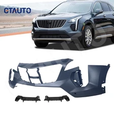For 2019 2020 2021 2022 2023 Cadillac XT4 Front Bumper Cover Fascia w/Brackets