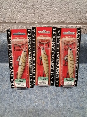 3 LUCKY CRAFT Slender Pointer 97MR  3/8oz 97mm 3-4'  Luckycraft Suspending 