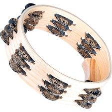 MEINL Artisan Edition Compact Tambourine with Steel Jingles 3 Row 8 in.