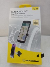 Scosche MagicMount Neodymium Magnetic Vent Mount Phone Holder, Black