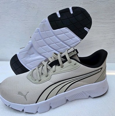 Puma Men's Flexfocus Lite Modern Running Sneaker Alpine Snow-Desert Dust Sz 10.5