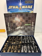 Star Wars Episode II: Angriff der Klonkrieger Schachspiel in Box KOMPLETT SIEHE BILDER