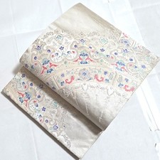 A Kimono Relaxation Decoration Silver Thread Lace Six Pieces Pure Silk Formal