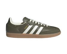 [JR0890] Adidas Originals Mens Samba OG Medium Dark Khaki Sneakers *NEW*