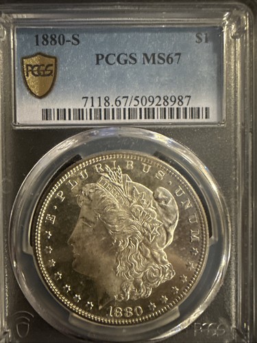 Proof Like Looking 1880-s Ms67 pcgs
