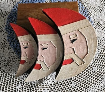 1990s Vintage Santa Nesting Boxes